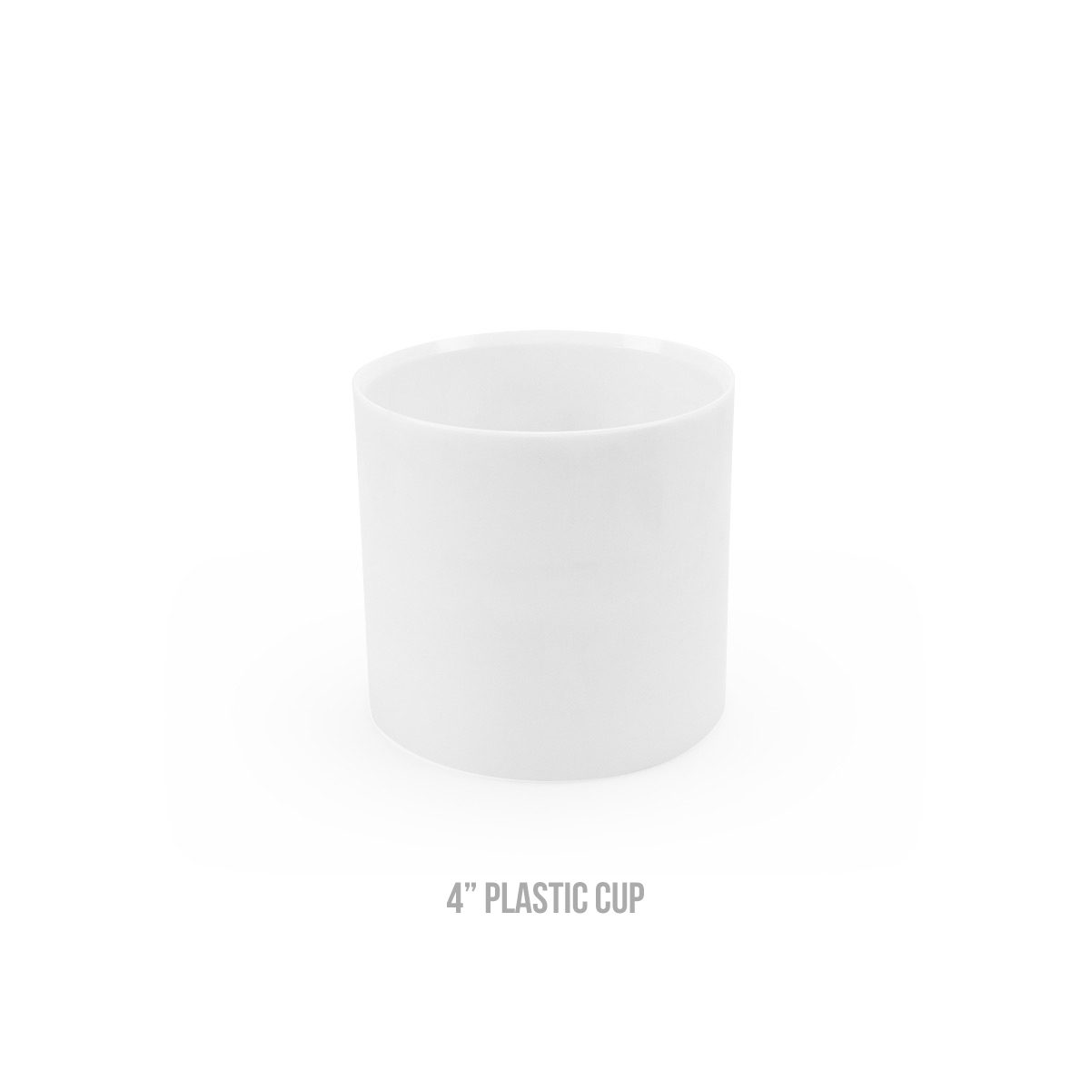 4 inch plastic cup